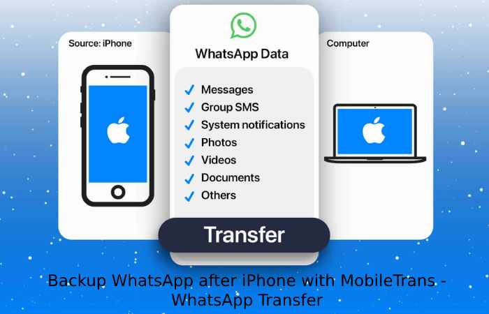 How to Backup WhatsApp after iPhone Without iCloud (1)