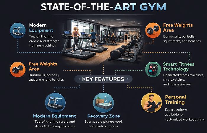 comparison of budget mid-range and premium gym features