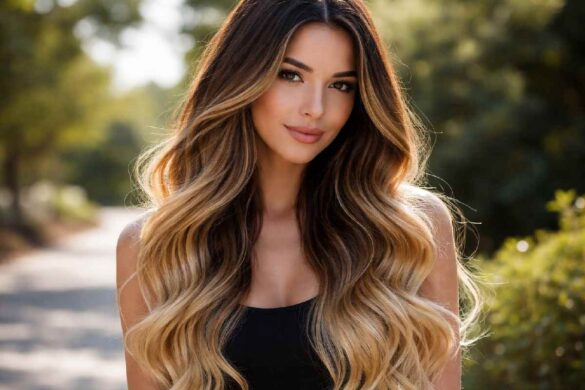 ombre hair extensions dark roots to light ends