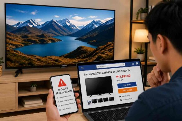 Samsung style smart TV and online shopping check for ZO35-G25DA74 model Philippines