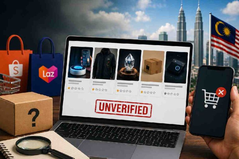 Unverified Qushvolpix product search and online shopping safety in Malaysia