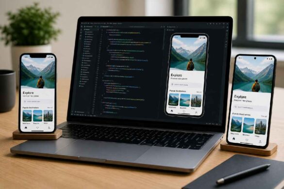 cross-platform app development on ios and android using shared codebase